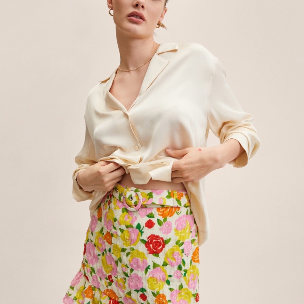 MANGO FLORA SKIRT
